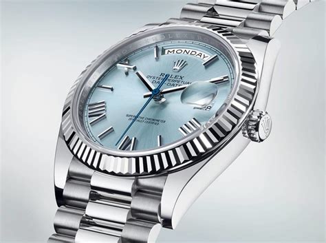 rolex oyster perpetual day date blue price|Rolex Oyster Perpetual cost new.